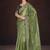 Green Color Fancy Fendy Satin Fabric Saree