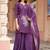 Women Russian Silk Work Hand & Thread straight  Kurta With Palazzo & Dupatta