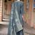 Women Russian Silk Work Hand & Thread straight  Kurta With Palazzo & Dupatta