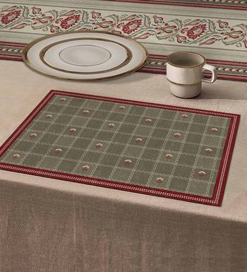 Suzani Table Mat Set of 2     Designer Dining Placemats for Elegant Table D  cor 1