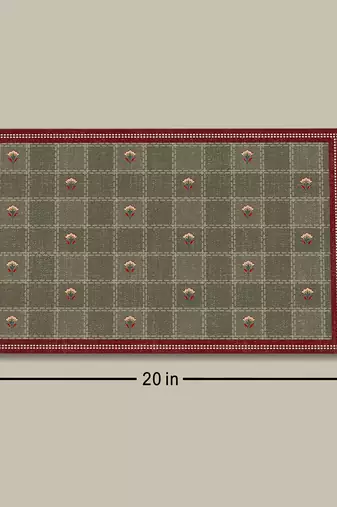 Suzani Table Mat Set of 2     Designer Dining Placemats for Elegant Table D  cor