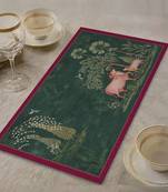 Pichwai Table Mat - Green (set of 2)