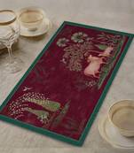 Pichwai Table Mat - Ruby (set of 2)