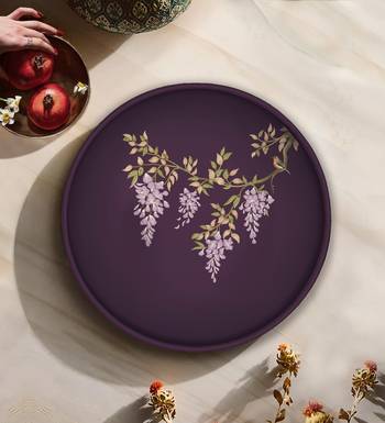 Aurielle wooden RoundTray by Preetier 1