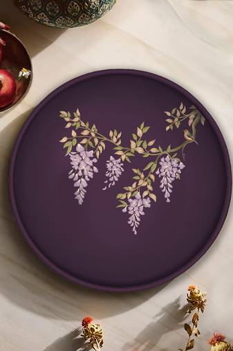 Aurielle wooden RoundTray by Preetier