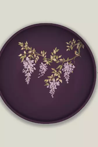 Aurielle wooden RoundTray by Preetier