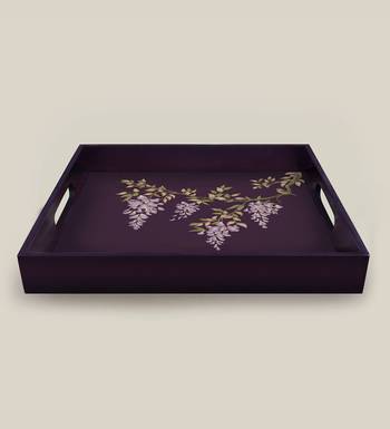 Aurielle Wooden Serving Tray - Large by Preetier 2