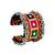 Silver plated traditional ghungroo work adjustable kada bangle for women (adb575)