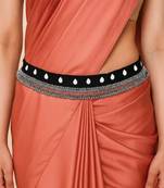 Navratri traditional work silver plated waist belt/belly chain/kamarbandh for women (b073s)