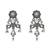 Oxidised rajwadi ganesh pendant necklace set with earrings for women (mc231ox)