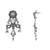 Oxidised rajwadi ganesh pendant necklace set with earrings for women (mc231ox)