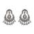 Oxidised elephant motif tribal long necklace set for women (mc233ox)