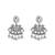 Oxidised rajwadi elephant motif necklace set with earrings for women (mc238ox)