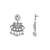 Oxidised rajwadi elephant motif necklace set with earrings for women (mc238ox)
