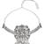 Oxidised plated rajwadi statement necklace set with intricate square motif for women (mc241ox)