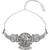Oxidised krishna motif temple necklace set with earrings for women (mc242ox)
