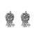 Oxidised krishna motif temple necklace set with earrings for women (mc242ox)