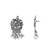 Oxidised krishna motif temple necklace set with earrings for women (mc242ox)