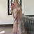 Red color madhubani print tussar silk saree with blouse