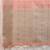 Peach color gota-patti weaves checks body and tiny gold zari weave butties  tissue linen silk saree with blouse