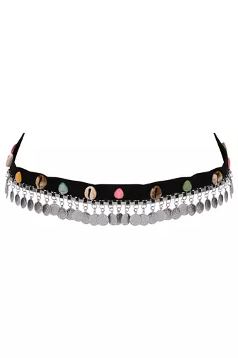 Navratri silver oxidised traditional adjustable kamarband/belly chain/hip chain/wait chain for women 
