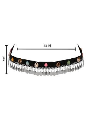 Navratri silver oxidised traditional adjustable kamarband/belly chain/hip chain/wait chain for women  3