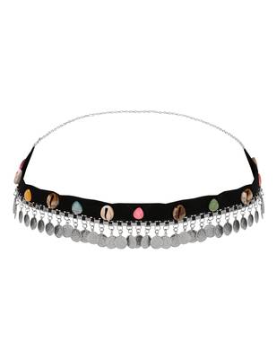 Navratri silver oxidised traditional adjustable kamarband/belly chain/hip chain/wait chain for women  4