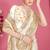 White sequin embroidered work two tone silk blend saree sari