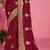 Maroon sequin embroidered work two tone silk blend saree sari