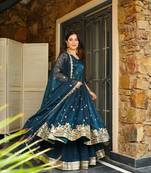 RAMA Simmar Silk EMBROIDERY PARTY WEAR SUIT SET