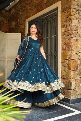 RAMA Simmar Silk EMBROIDERY PARTY WEAR SUIT SET 3