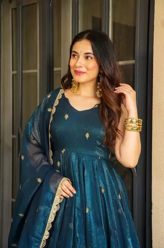 RAMA Simmar Silk EMBROIDERY PARTY WEAR SUIT SET