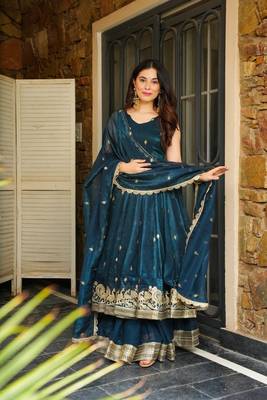 RAMA Simmar Silk EMBROIDERY PARTY WEAR SUIT SET 5