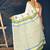 Lemon yellow block printed cotton saree