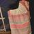Marron black hand block printed cotton saree