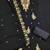 Black georgette embroidery dress material with dupatta