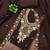 Brown georgette embroidery dress material with dupatta