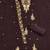 Brown georgette embroidery dress material with dupatta