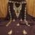Brown georgette embroidery dress material with dupatta