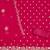 Magenta georgette embroidery dress material with dupatta