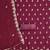 Maroon georgette embroidery dress material with dupatta