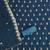 Royal blue georgette embroidery dress material with dupatta