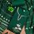 Green jaam cotton embroidery dress material with dupatta