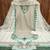 Multi georgette sequins dress material with dupatta