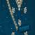 Blue georgette embroidery dress material with dupatta