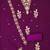 Purple georgette embroidery dress material with dupatta
