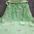 Light green chanderi cotton sequins dress material with dupatta