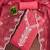 Pink chanderi cotton sequins dress material with dupatta
