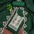Green cotton sequins dress material with dupatta