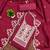 Maroon cotton sequins dress material with dupatta